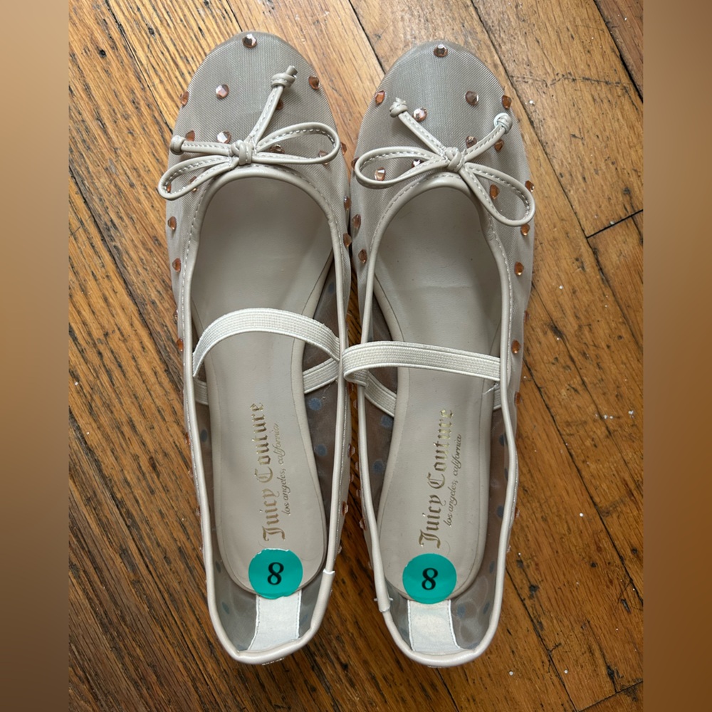 Like new Juicy Couture Mesh Flats